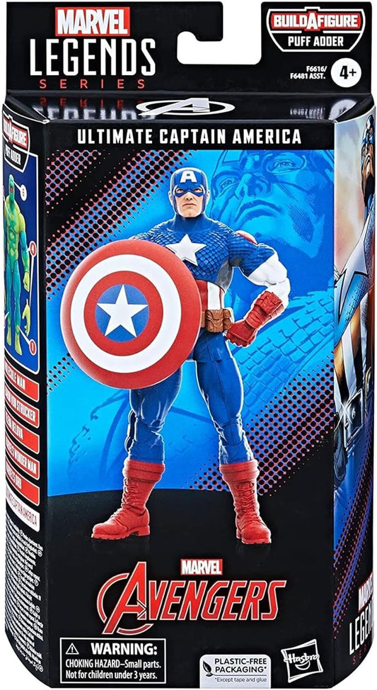 Marvel Legends Ultimate Captain America (Puff Adder BAF)