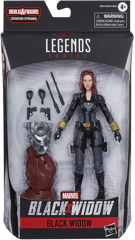 Black Widow Marvel Legends 6-Inch Black Widow Action Figure (Crimson Dynamo BAF)