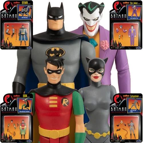 Mezco Batman: The Animated Series 5 Points Action Figure Set of 4