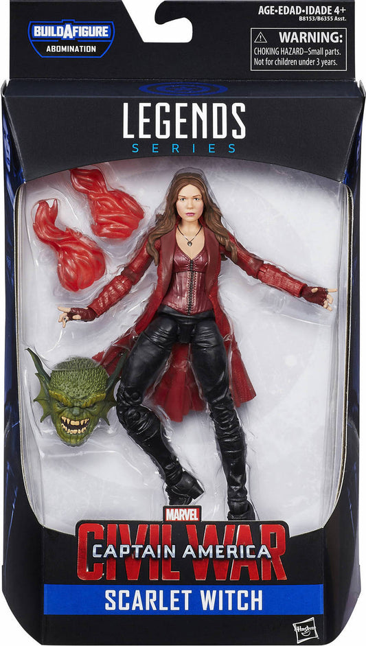 Marvel 6-Inch Legends Series Scarlet Witch (Abomination BAF)