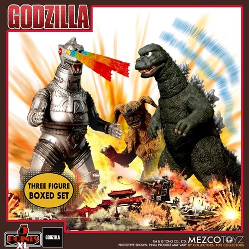 Godzilla vs. Mechagodzilla (1974) 5 Points Three Figure Boxed Set