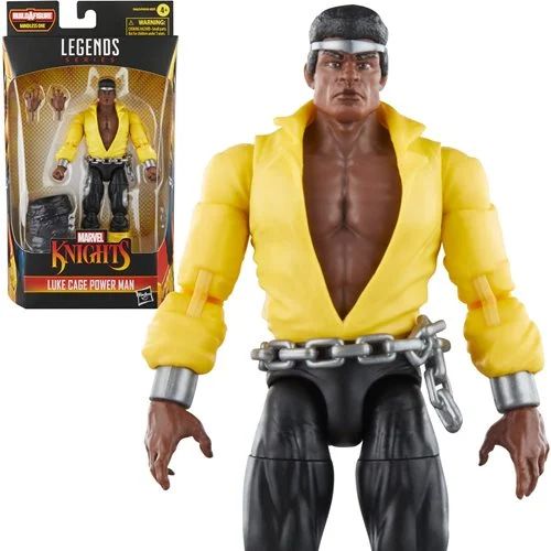 Marvel Knights Marvel Legends Luke Cage Power Man 6-Inch Action Figure (Mindless One BAF)