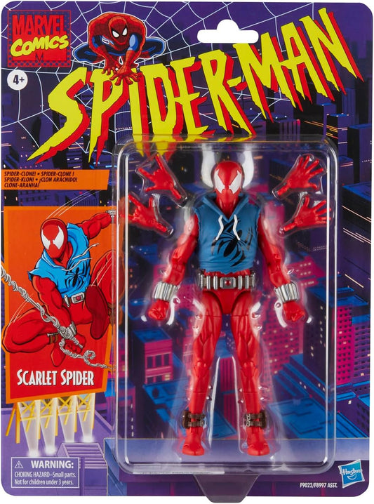 Spider-Man Marvel Legends Comic 6-inch Scarlet Spider Action Figure