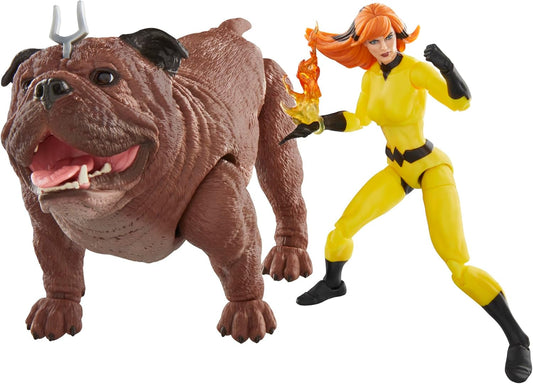 Inhumans Marvel Legends Series Crystal and Lockjaw Deluxe 6-Inch Action Figures