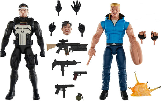 Marvel Legends Series Punisher and Bushwacker 6-Inch Action Figures