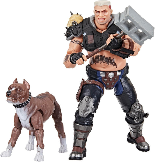 G.I. Joe Classified Series Dreadnok Road Pig and Rawkus Pet Dog Pit Bull 6-Inch Action Figure