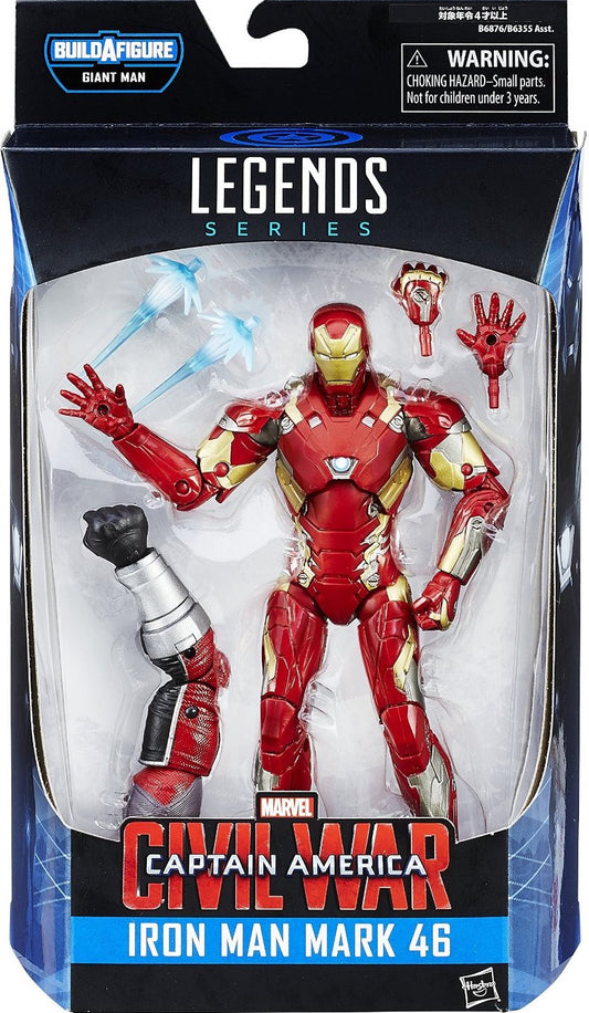 Marvel 6-Inch Legends Series Iron Man Mark 46 Figure (Giant-Man BAF)