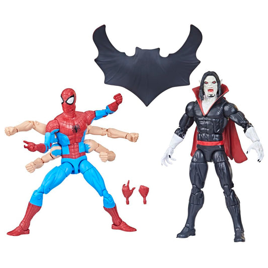 Marvel Legends Exclusives Six Armed Spider-Man vs Morbius