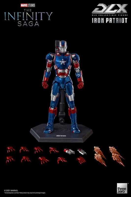 Avengers: Infinity Saga DLX Iron Patriot 1/12 Scale Action Figure