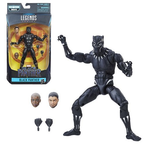 Black Panther Marvel Legends 6-Inch Black Panther Action Figure (Okoye BAF)