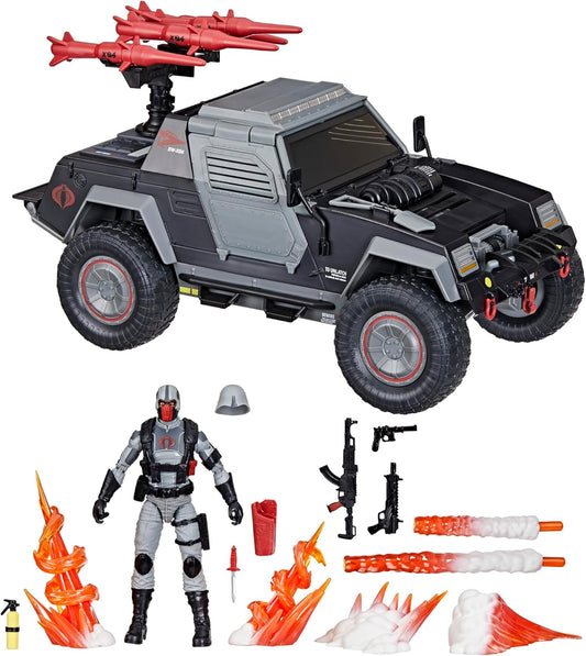 G.I. Joe Classified Series Cobra Night Attack 4-WD Stinger 6-Inch Scale Vehicle with Driver Action Figure