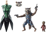 Marvel Guardians of the Galaxy Legends Series Rocket Raccoon & Groot, 6-inch (Mantis BAF)