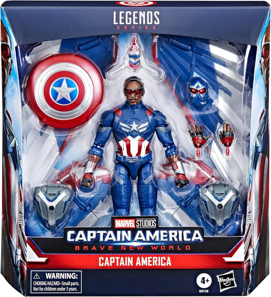 Marvel Legends Captain America: Brave New World Captain America Deluxe 6 Inch Action Figure