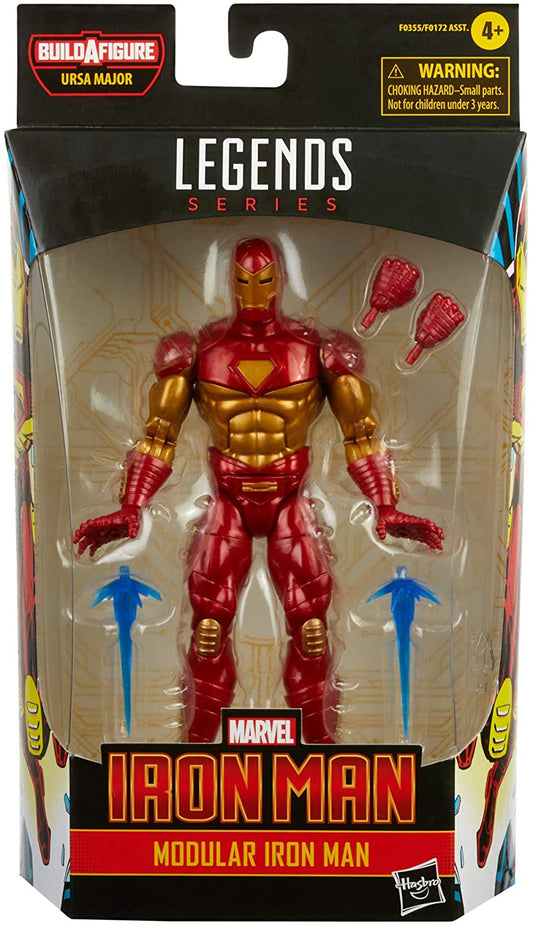 Marvel Legends Comic Modular Iron Man 6-Inch Action Figure (Ursa Major BAF)