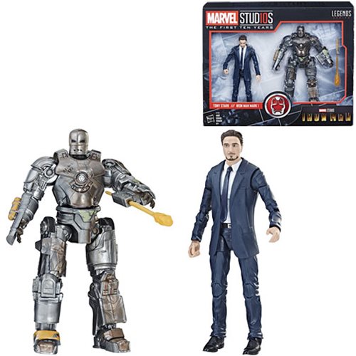 Marvel Legends Tony Stark and Iron Man Mark I Action Figures