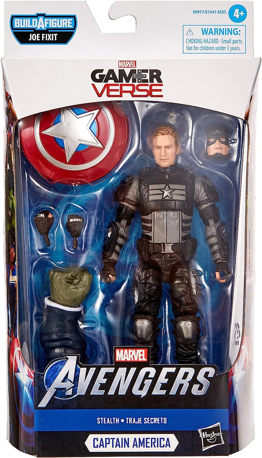 Marvel Legends Stealth Captain America (Joe Fix It BAF)