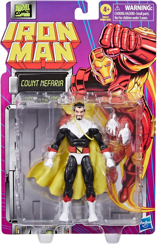 Iron Man Marvel Legends Retro Collection Count Nefaria 6-Inch Action Figure