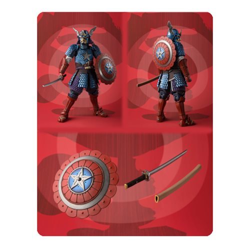 Marvel Samurai Captain America Meisho Manga Realization Action Figure