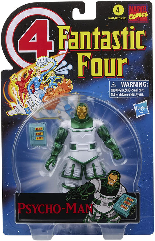 Fantastic Four Retro Marvel Legends Psycho-Man 6-Inch Action Figure