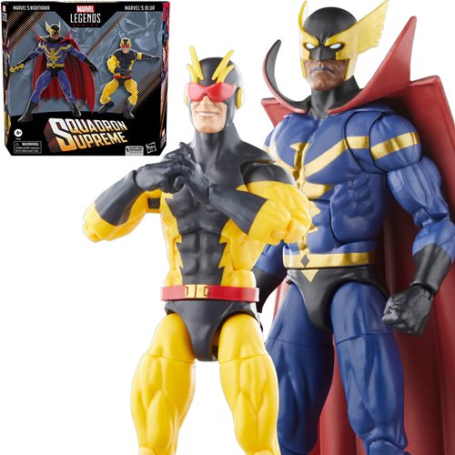 Marvel Legends Nighthawk and Blur 6-Inch Action Figures