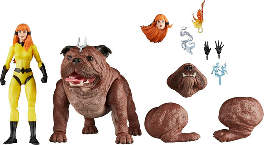 Inhumans Marvel Legends Series Crystal and Lockjaw Deluxe 6-Inch Action Figures