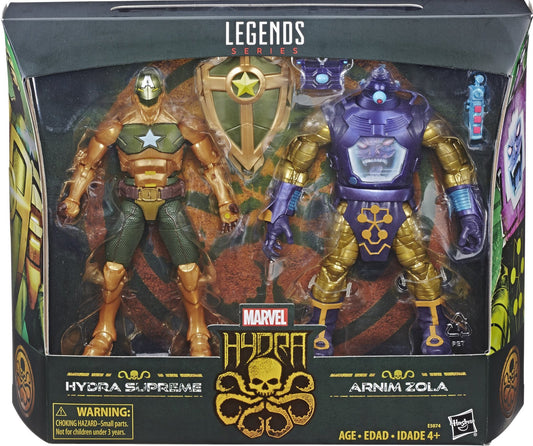 Marvel Legends Arnim Zola and Supreme Captain America 6-Inch Action Figures