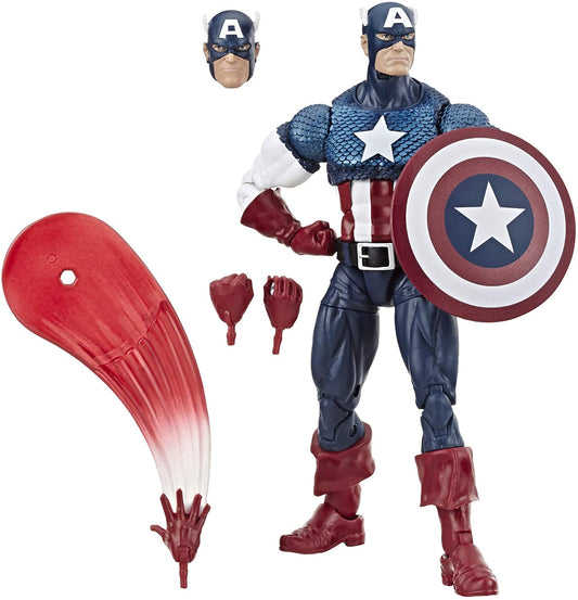 Marvel Legends 80th Anniversary Captain America 6-Inch Action Figures