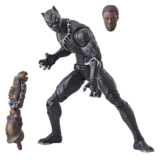 Marvel Legends Black Panther - Unmasked Black Panther (M'Baku BAF)