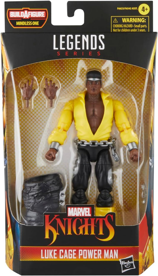 Marvel Knights Marvel Legends Luke Cage Power Man 6-Inch Action Figure (Mindless One BAF)