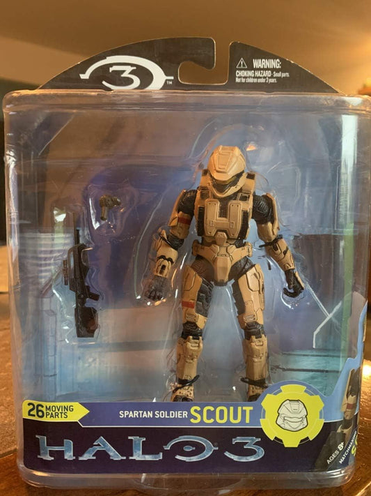 Halo 3 Series 2 Tan Spartan Soldier Scout