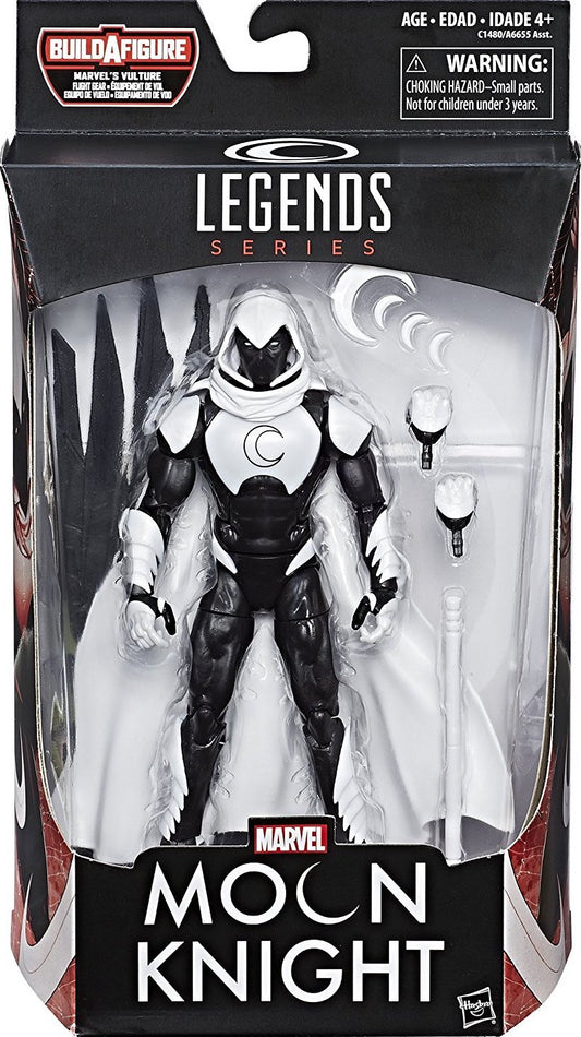 Marvel Legends Spider-Man Moon Knight Action Figure (Build Vulture's Flight Gear), 6 Inches