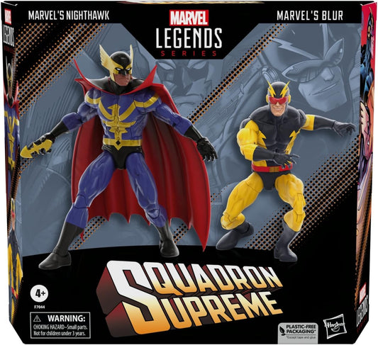 Marvel Legends Nighthawk and Blur 6-Inch Action Figures