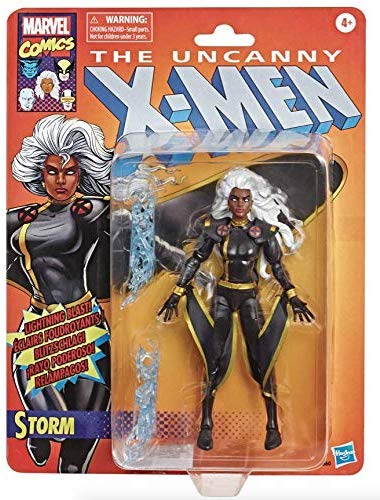 X-Men Retro Marvel Legends 6-Inch Black Outfit Storm Action Figure - Exclusive