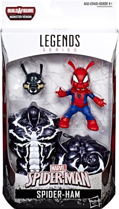 Venom Marvel Legends Spider-Ham 6-Inch Action Figure (Monster Venom BAF)