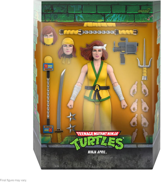 Teenage Mutant Ninja Turtles Ultimates Ninja April 7-Inch Action Figure