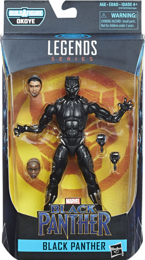 Black Panther Marvel Legends 6-Inch Black Panther Action Figure (Okoye BAF)