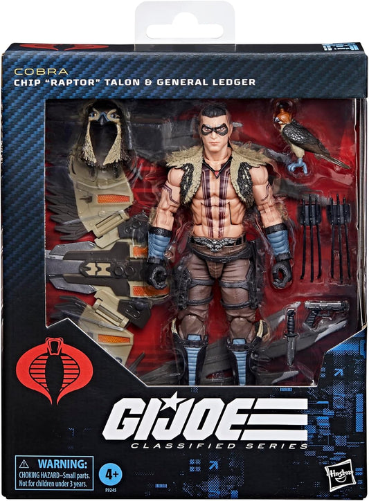 G.I. Joe Classified Series Chip Raptor Talon and General Ledger 6-Inch Action Figure