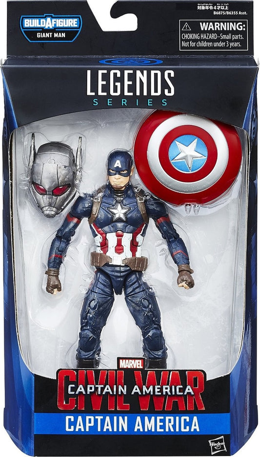 Marvel 6-Inch Legends Series Captain America Figure (Giant Man BAF)