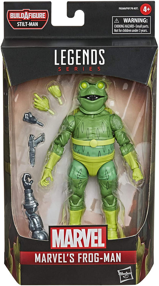 Spider-Man Marvel Legends 6-Inch Frog-Man Action Figure (Stilt-Man BAF)