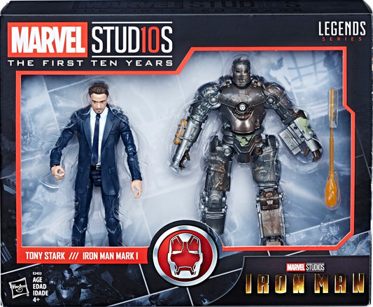 Marvel Legends Tony Stark and Iron Man Mark I Action Figures