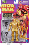 Iron Man Marvel Legends Retro Collection Iron Man (Model 01 - Gold) 6-Inch Action Figure