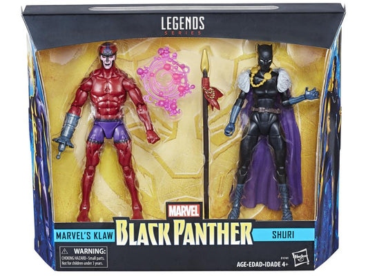 Black Panther Marvel Legends Shuri and Klaw 6-Inch Action Figures - Toys R Us Exclusive