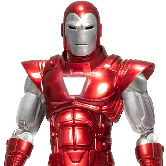 Mezco Iron Man: Silver Centurion Edition One:12 Collective Action Figure