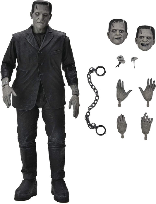 Universal Monsters Ultimate Frankenstein Black and White 7-Inch Scale Action Figure