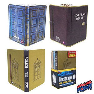Doctor Who Mini-Journal Set of 3 - Convention Exclusive