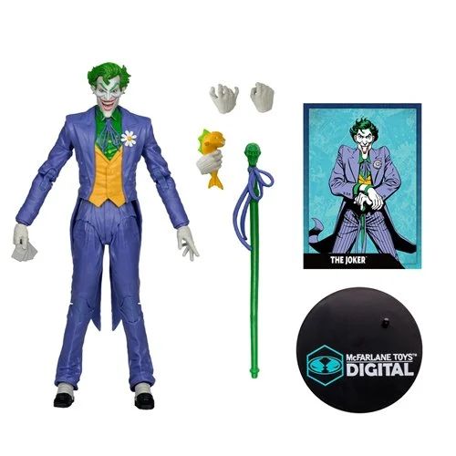 DC Wave 3 Joker DC: The Silver Age 7-Inch Scale Action Figure with McFarlane Toys Digital Collectible